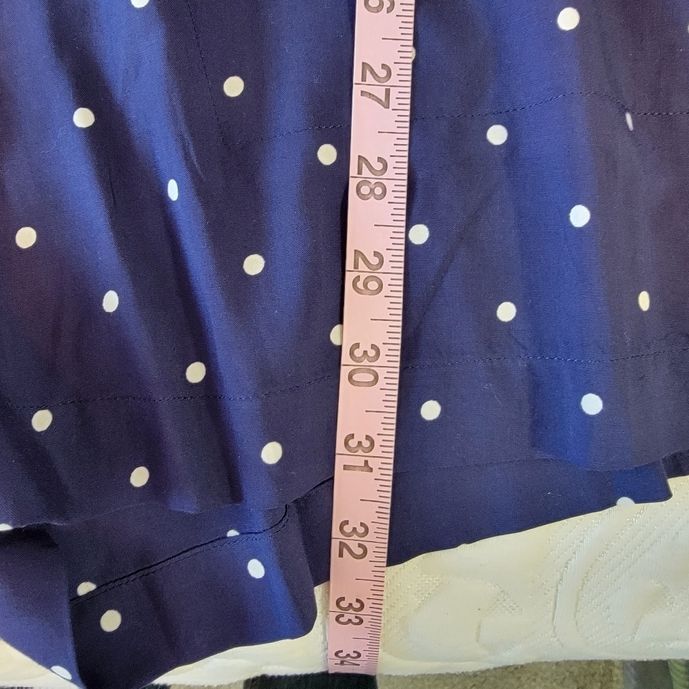 NWT Madewell Button Front Day Romper In Navy White Polka Dot Preppy Size Small - Picture 11 of 12